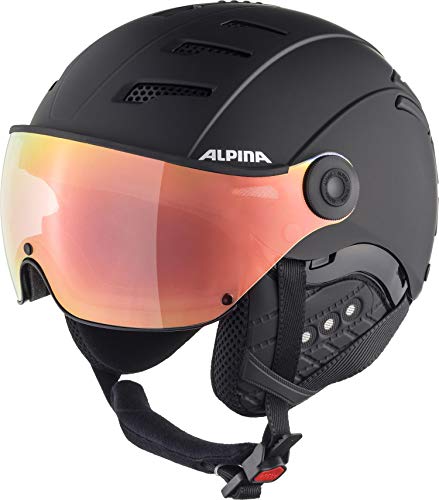 ALPINA Jump 2.0 HM Casco de esquí, Unisex-Adult, Black Matt, 59-61
