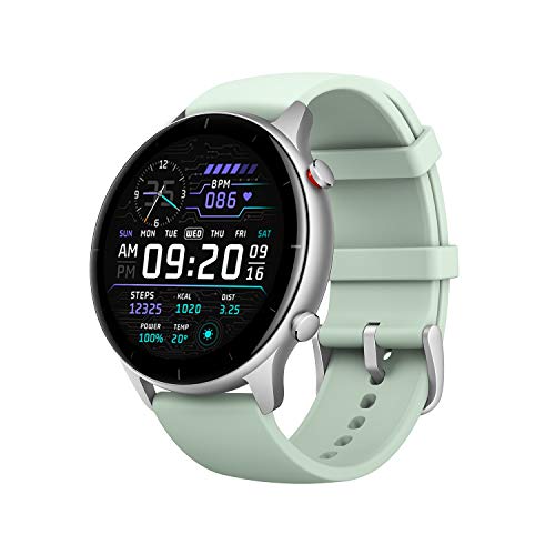Amazfit GTR 2e Smartwatch Reloj Inteligente 90 Modos Deportivo 5 ATM Duración de la batería 24 Días Medición de la saturación de oxígeno en Sangre Verde