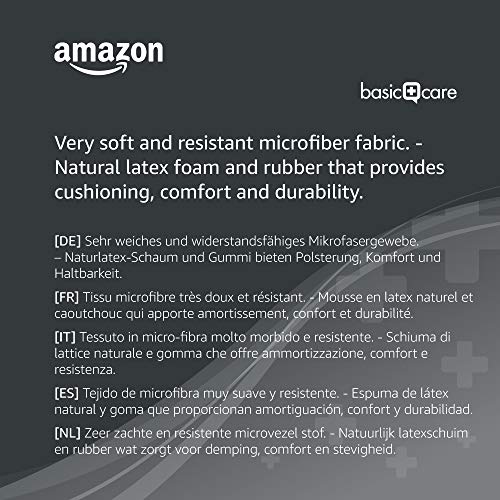 Amazon Basic Care - Plantillas de carbón activado - 3 pares (tamaño: 22-46)