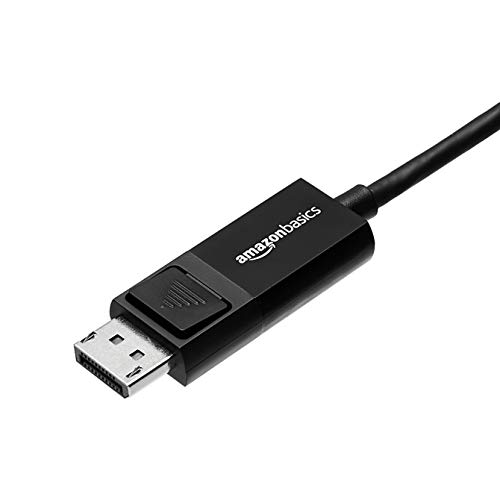 Amazon Basics - Cable USB-C a DisplayPort bidireccional, 1,8 m