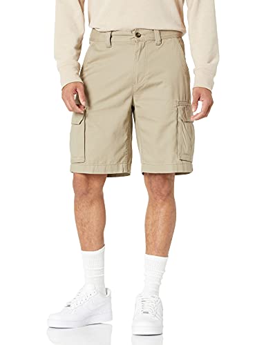 Amazon Essentials Classic-Fit Cargo Short Pantalones Cortos, Marrón Caqui Oscuro, 30W