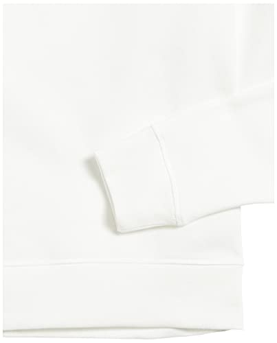 Amazon Essentials Crewneck Fleece Sweatshirt Sudadera, Off White, M