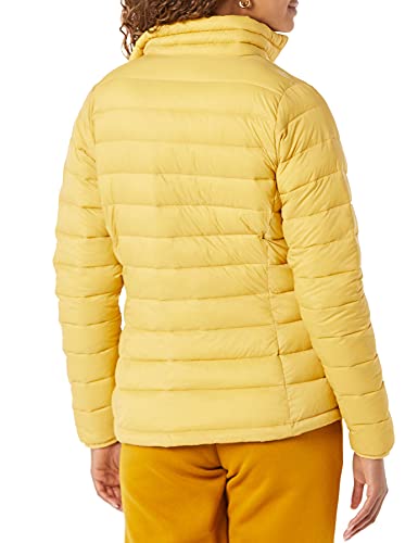 Amazon Essentials Lightweight Water-Resistant Packable Puffer Jacket Chaqueta, Amarillo Oscuro, XXL