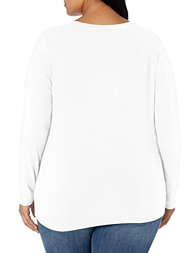Amazon Essentials Long-Sleeve T-Shirt Novelty-t-Shirts, Blanco, XXL