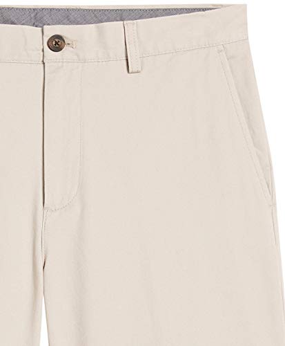 Amazon Essentials – Pantalón corto de corte entallado para hombre (22,8 cm), Beige (Stone Sto), 34W