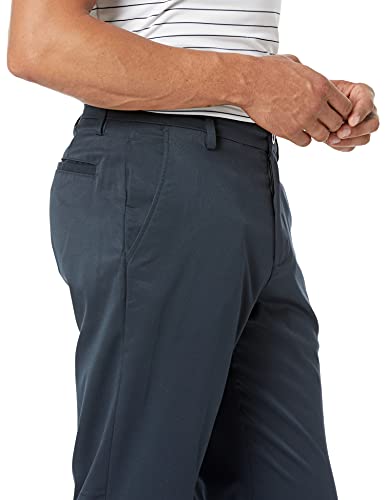 Amazon Essentials Pantalón de Golf Elástico de Ajuste Clásico Hombre, Azul Marino, 34W / 32L