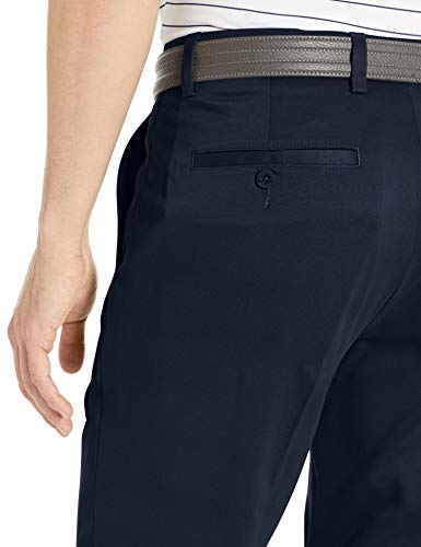 Amazon Essentials Pantalón de Golf Elástico de Ajuste Entallado Hombre, Azul Marino, 30W / 30L