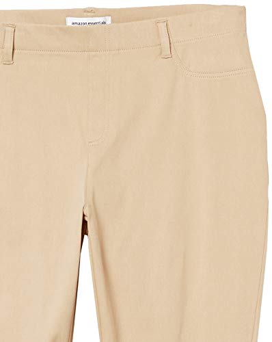 Amazon Essentials Plus Size Pull-On Knit Jegging Pantalones, Caqui, 60-62 Corto