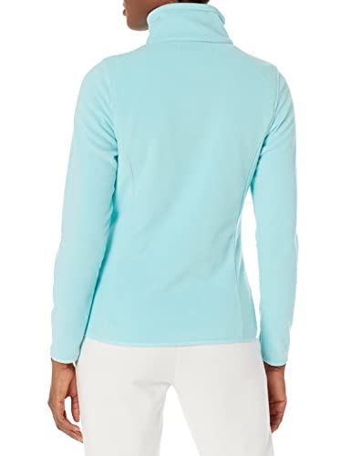 Amazon Essentials Quarter-Zip Polar Fleece Jacket Outerwear-Jackets, Agua (Aqua), US M (EU M - L)