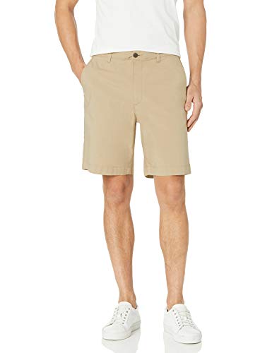 Amazon Essentials Regular-Fit Lightweight Stretch 9" Short Pantalones Cortos, Caqui, 30W