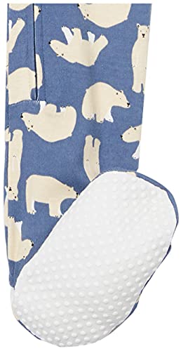 Amazon Essentials Snug-fit Cotton Footed Sleeper Pajamas Durmientes, Oso Polar, 3 años