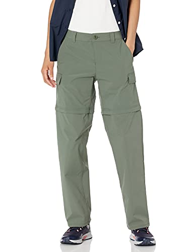 Amazon Essentials Stretch Woven Convertible Zip-Off Outdoor Hiking Pants Pantalones de Senderismo, Verde Oliva Viejo, 40-42