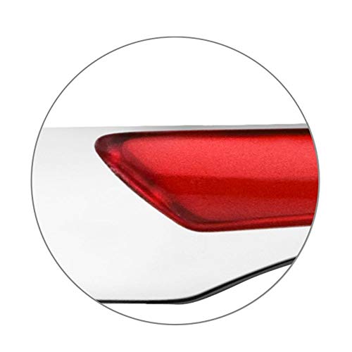 Amefa S24 Cubierto INOX+ABS Rojo ECLAT Cuberterías combinadas, Acero Inoxidable, 25 x 14 x 8 cm, 6