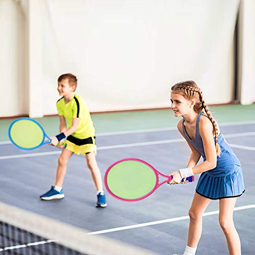 Aniwon Raqueta Tenis Niños - Palas Tenis Playa 2 Raquetas , 2 Pelotas, Juegos al Aire Libre para Niños Color Aleatorio