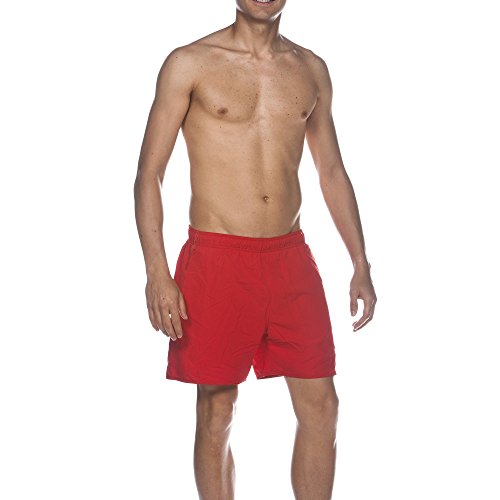 Arena Fundamentals, Bañador Boxer, Hombre, Rojo (Red / White), L