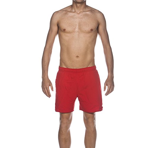 Arena Fundamentals, Bañador Boxer, Hombre, Rojo (Red / White), L