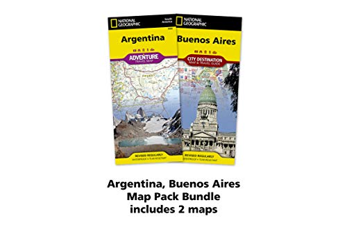 Argentina, Buenos Aires, Map Pack Bundle: Travel Maps International Adventure/Destination Map (National Geographic Adventure Map) [Idioma Inglés]