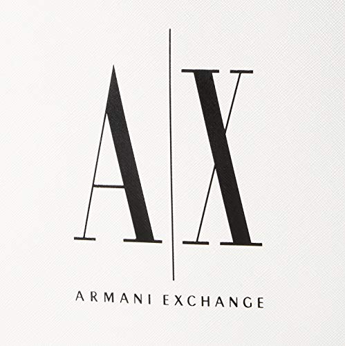 Armani Exchange Icon - Mochila, color Blanco, talla 27x9x24 cm (B x H x T)