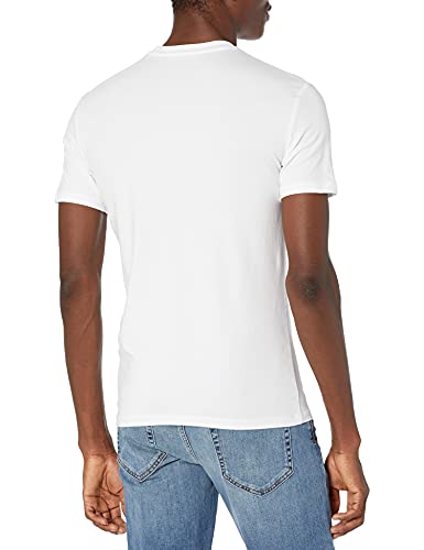Armani Exchange with Square Logo T-Shirt, White, XL