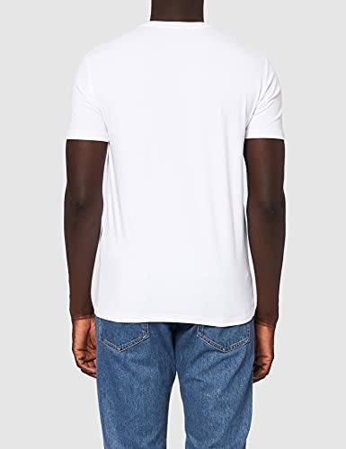 Armani Exchange with Square Logo T-Shirt, White, XL