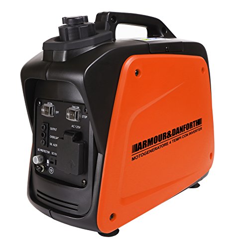 ARMOUR & DANFORTH TMX5157 Generador Inverter, 4 Tiempos, 1000 W, 230 V, Naranja