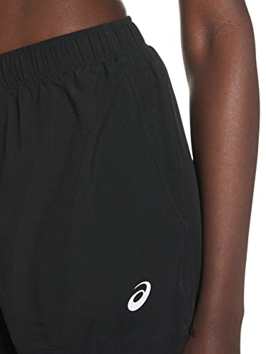ASICS Silver 4In Shorts, Noir, XS Unisex-Adult