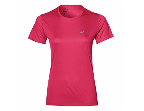 ASICS Silver SS Top T-Shirt, Pixel Pink, M Unisex-Adult