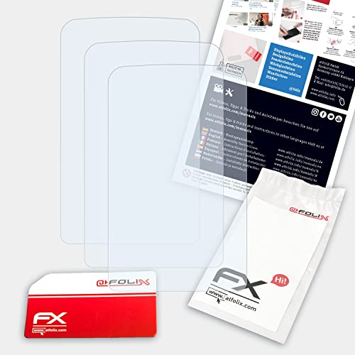 atFoliX Lámina Protectora de Pantalla Compatible con Garmin GPSMap 66st Película Protectora, Ultra Transparente FX Lámina Protectora (3X)