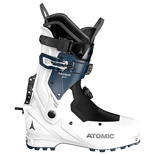 ATOMIC BACKLAND Pro W, Botas de esquí Mujer, White/Dark Blue, 34.5 EU