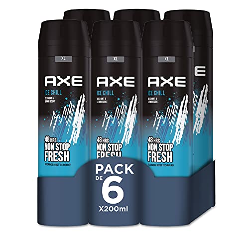 Axe Ice Chill Rock Desodorante - 200 ml - Pack de 6