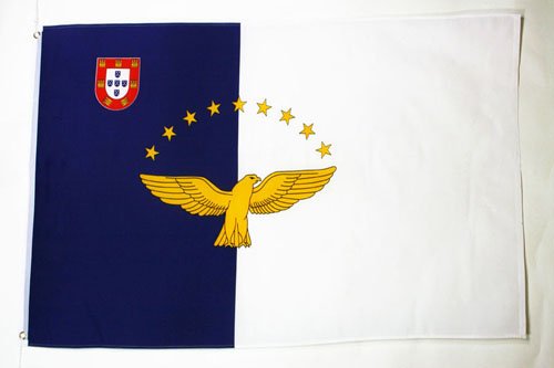 AZ FLAG Bandera de Las Azores 150x90cm - Bandera Azores - Portugal 90 x 150 cm