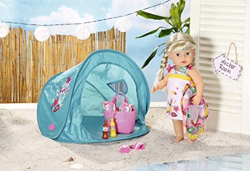 BABY born Holiday - Set de Playa, Para Manos pequeñas, Promueve la Empatía y Las Habilidades Sociales, Para Niños a Partir de 3 Años, Para Muñecas de 36 a 43 cm