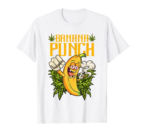 Banana Punch Marihuana Strain Banana Weed Camiseta