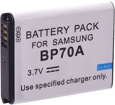 Batería de Litio Recargable Compatible para cámara/videocámara Digital para: Samsung BP 70A, BP70A, SLB 70A, SLB70A