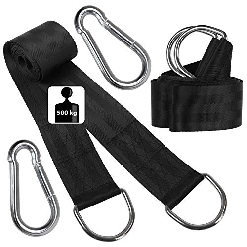 BB Sport Hamaca con Barra CIBAO Incluye 2 Cojines Superficie 240 x 150 cm en Muchos Colores Capacidad de Carga 300 kg para 2 Personas, Color:Jamaica