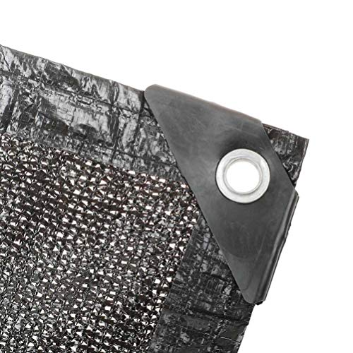 BeGrit Negro Bloqueador Solar de Malla Resistente a los Rayos UV, para Estanque, Red para jardín o Planta,Tasa de sombreado 50% (2 Metros * 2 Metros)