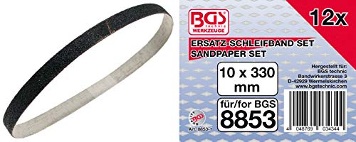 BGS 8853 | Lijadora neumática para bandas de lija de 10 mm
