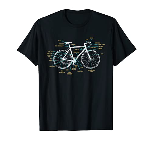 Bicicleta Anatomía Bicicleta De Carretera Ciclismo Camiseta