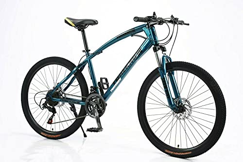 Bicicletta - Bicicleta de montaña (26 pulgadas, freno de disco, suspensión de horquilla de suspensión), color negro