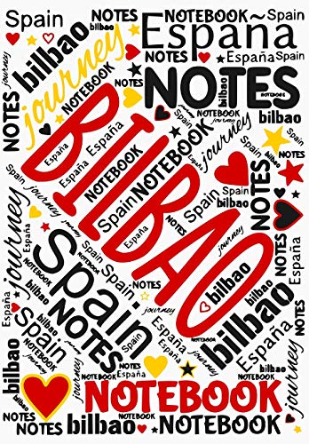 Bilbao Notebook: Spain Travel Notes Journal Blank Pages | Spanien Reisetagebuch Notizbuch unliniert