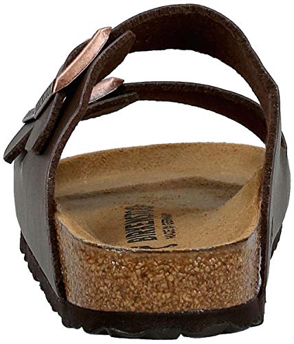 Birkenstock Schuhe Arizona Birko-Flor Schmal Dark Brown (051703) 41 Braun