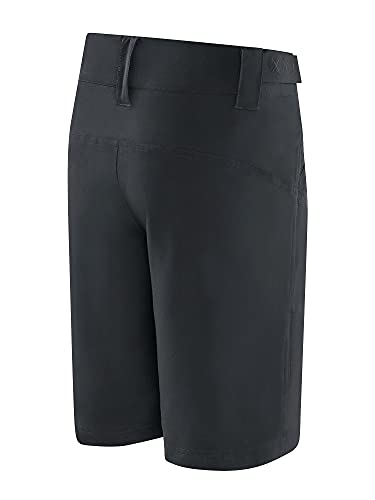 Black Crevice Pantalón de MTB para Mujer I Tallas I pantalón de Ciclismo para Mujer Resistente y Transpirable I pantalón de MTB con Forro Interior y Acolchado (40, Negro)