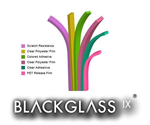 BLACKGLASS IX Vinilos Adhesivos para Cristales Premium para Vehículos (5% TLV, 6mx65cm, 2 Capas, Tinte Limo Negro) | Vinilos para Ventanas | Protector Solar y de Privacidad – Incluye Instrucciones