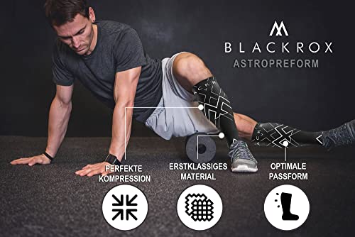 BLACKROX Medias de compresión deportivas, calcetines de compresión para correr, fútbol, hombre y mujer