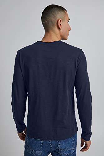 BLEND 20703060 Camiseta de Manga Larga, Azul (Navy 70230), XL para Hombre
