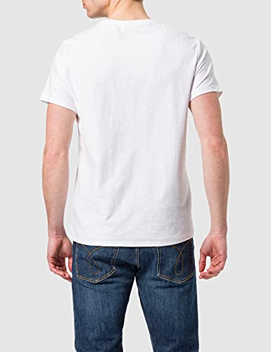 BLEND 20712058 Camiseta, 110601_Blanco Brillante, M para Hombre