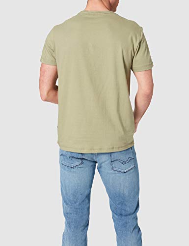 BLEND 20712073 Camiseta, 170115_Oil Green, M para Hombre
