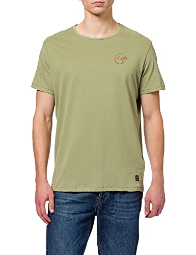 BLEND 20712082 Camiseta, 170115_Oil Green, L para Hombre