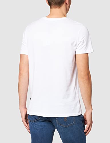 BLEND T-Shirt Regular Fit Camiseta, 110601/Bright White, XXL para Hombre