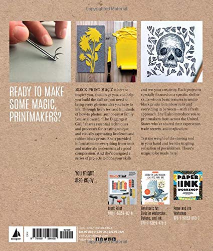 Block Print Magic: The Essential Guide to Designing, Carving, and Taking Your Artwork Further with Relief Printing